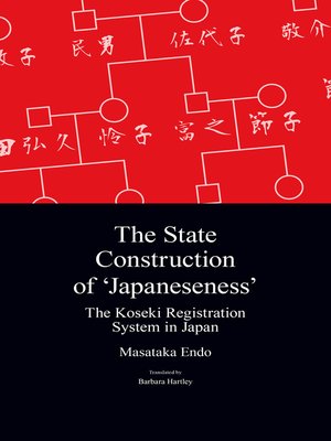 cover image of The State Construction of 'Japaneseness'
